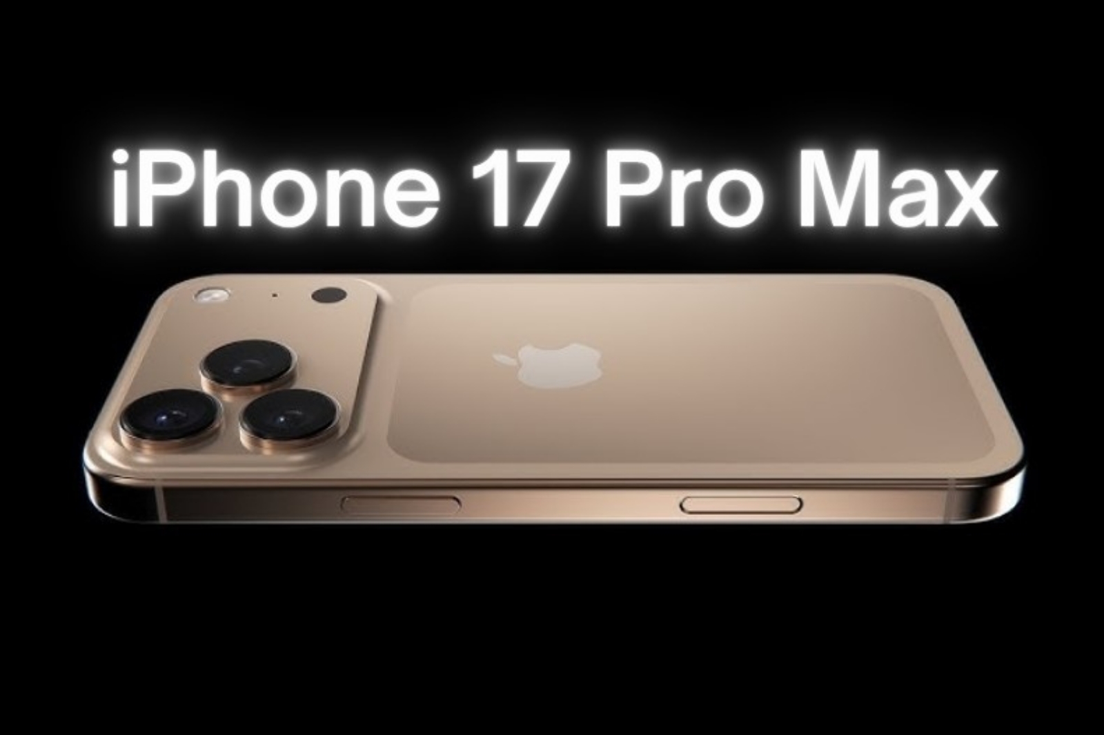 Hình ảnh cho danh mục Hé lộ iPhone 17 Pro Max màu vàng ánh kim thời thượng